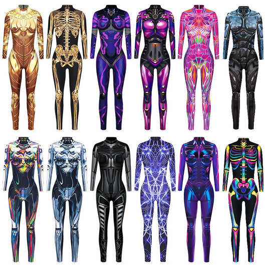 Jumpsuit Estampado Europeo Americano Wansheng