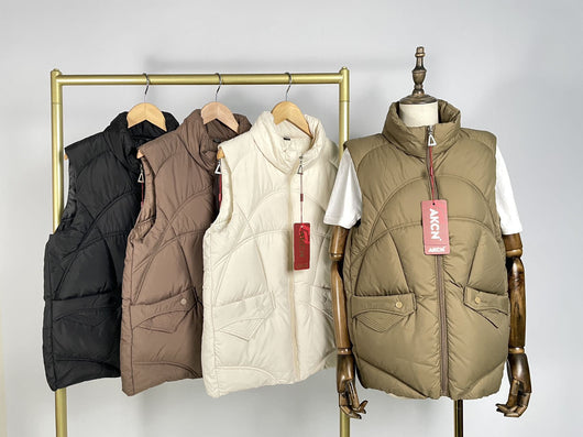 Chaqueta Suelta de Plumón de Pato Blanco Estilo Coreano - Image 10