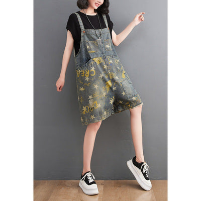 Shorts Denim con Estampado Pentagrama Retro Fat Sister - Image 9