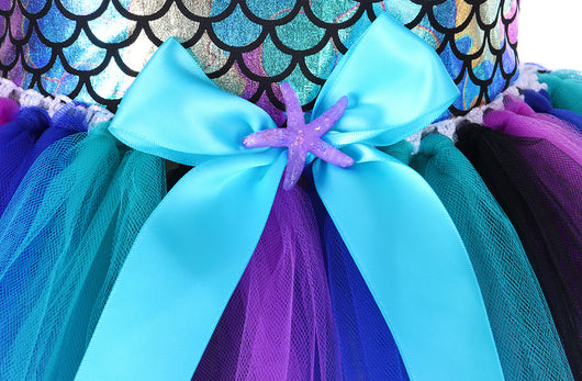 Vestido de Cosplay con Escamas de Pez Iridiscente para Niñas - Image 18