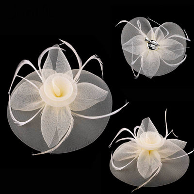 Accesorios para el Cabello con Flores de Malla - Colección Nupcial y Escena - Image 12