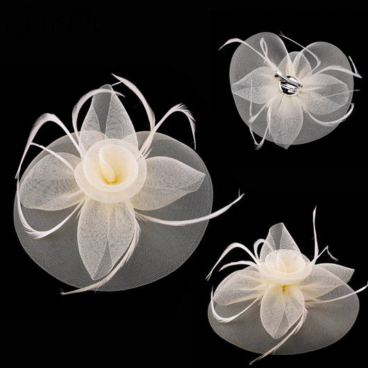 Accesorios para el Cabello con Flores de Malla - Colección Nupcial y Escena - Image 12