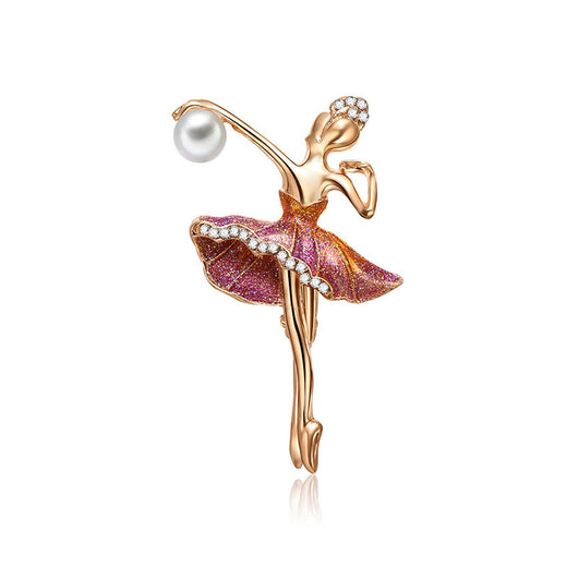 Broche Bailarina de Aleación con Diamantes - Diseño Creativo y Elegante - Image 14