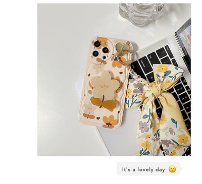 Funda para Celular Seda con Flores y Hojas Otoñales - Image 13