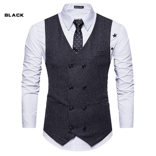 Chaleco de Lana Doble Botonadura para Hombre - Image 11