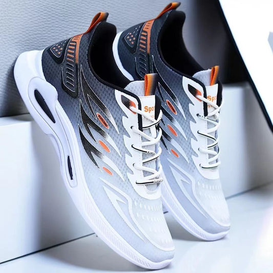 Zapatillas Deportivas Mesh Transpirables con Suela Suave Antideslizante para Hombre