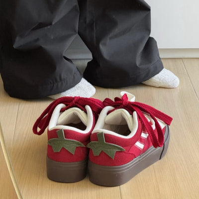 Zapatillas de Lona con Suela Gruesa - Casual Versátil para Estudiantes - Image 3