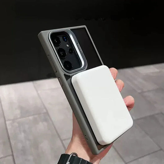 Funda Magnética para Celular con Marco de Lente y Soporte Metálico - Image 4