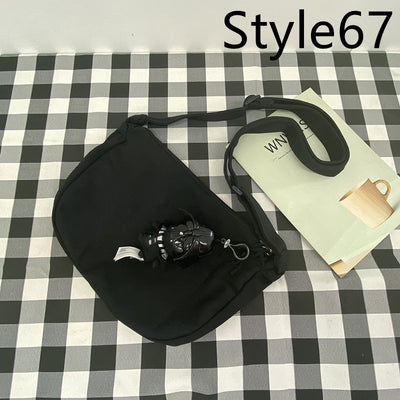 Bolsa Mensajero de Lona para Hombre - Bolso de Hombro Ligero y Versátil - Image 75