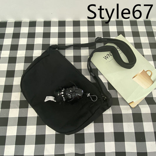 Bolsa Mensajero de Lona para Hombre - Bolso de Hombro Ligero y Versátil - Image 75