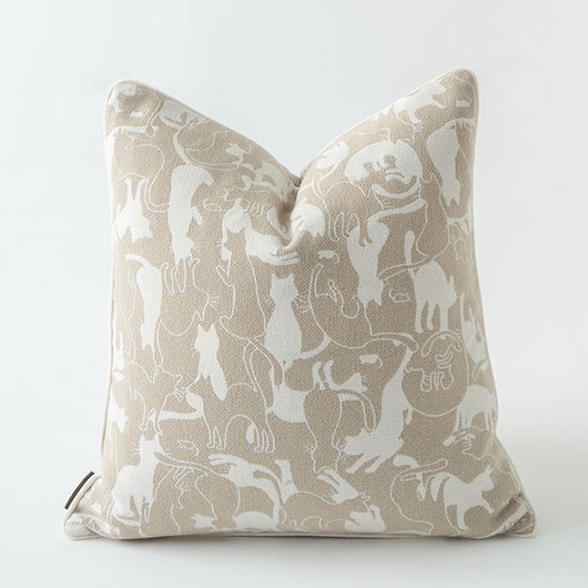 Funda de Cojín para Sofá en Tono Avena - Elegancia Neutral para tu Sala - Image 7