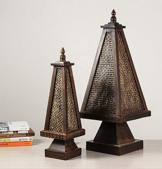 Lámpara de Mesa Retro Bambú para Mesita de Noche - Image 23