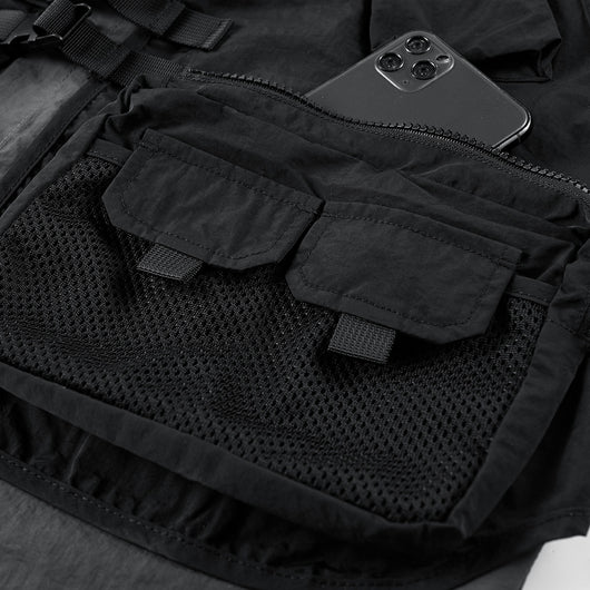 Chaleco Funcional Multibolsillos para Hombre con Diseño Patchwork - Image 10