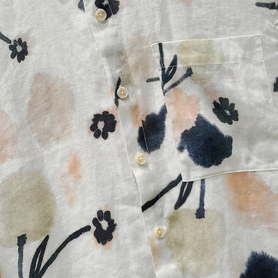 Camisa Suelta Estampado Floral para Hombre - Image 7