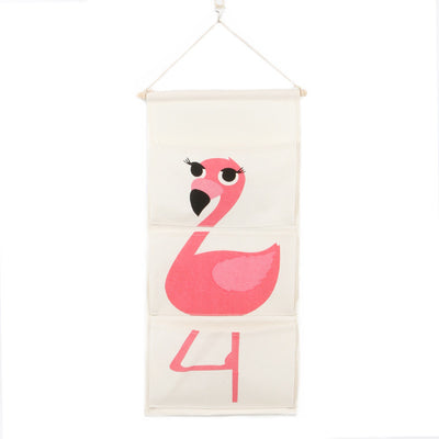Bolsa Colgante de Algodón y Lino con Diseño Infantil - Organizador de Pared Multifuncional - Image 6
