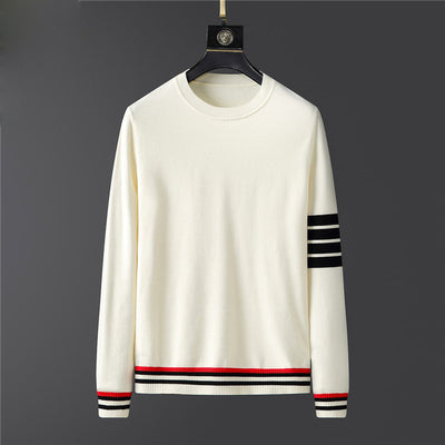 Suéter Grueso de Cuello Redondo para Hombre - Largo Invierno