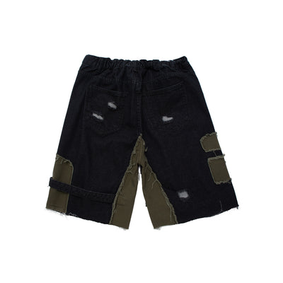 Shorts Denim Verano Corte Recto Fit Deportivo Holgado - Image 17