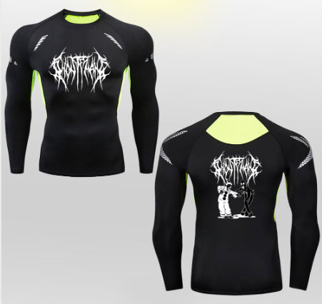 Playera Deportiva Elástica con Estampado 2D de Secado Rápido para Hombre - Image 26