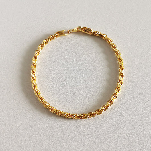 Pulsera de Plata Esterlina Torcida Estilo Hip-hop para Mujer - Image 2
