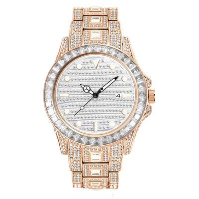 Reloj Inteligente para Hombre Arcoíris Degradado con Diamantes Resistente al Agua - Image 6