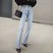 Jeans Retro Slim Micro Acampanados para Mujer - Estilo Europeo y Americano