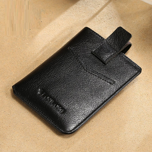 Cartera Minimalista Antirrobo de Cuero Premium para Documentos y Tarjetas - Image 4