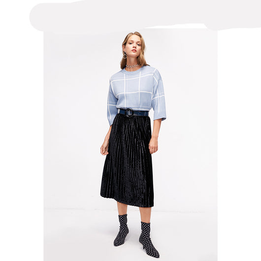Suéter Holgado Estilo Fragancia Pequeña - Image 10
