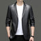 Chaqueta de Cuero para Hombre Estilo Moderno