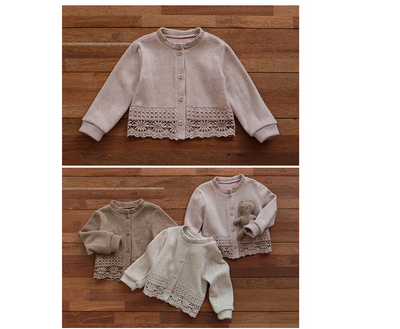 Suéter de Encaje Calado para Niña con Mangas Largas - Estilo Coreano - Image 7