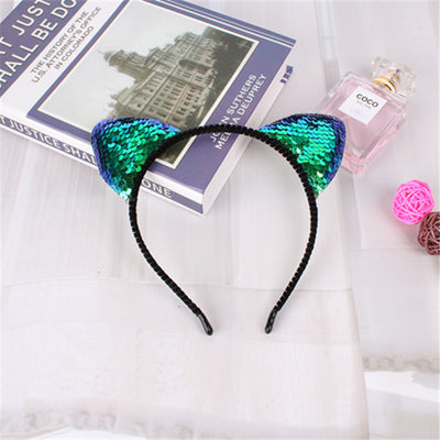 Diadema de Orejas de Gato Lentejuelas - Accesorios para el Cabello Infantiles - Image 23