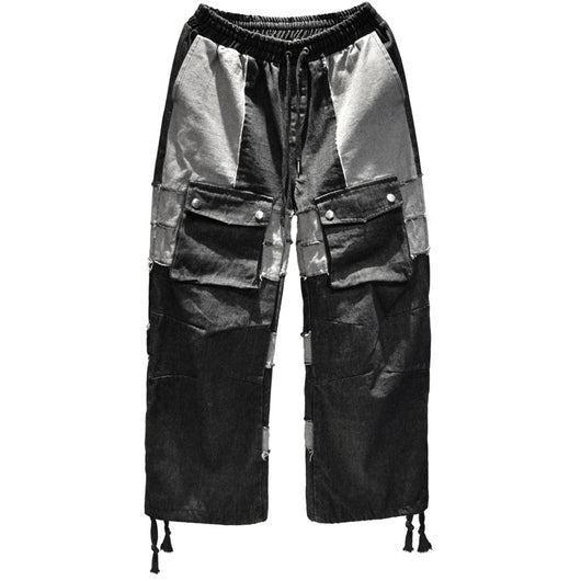 Pantalones de Moda Coreana con Costuras Trendy - Image 3