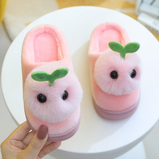 Pantuflas de Algodón para Bebé con Diseño de Princesa en 3D - Image 3