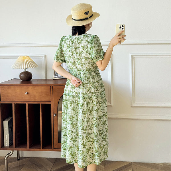 Vestido Elegante Estilo Francés Adelgazante sin Efecto Graso
