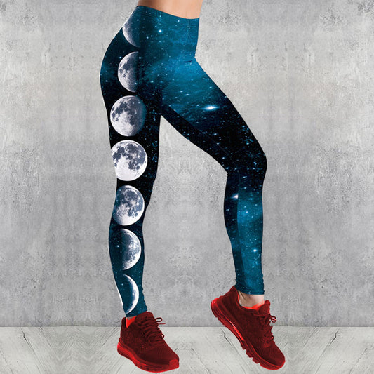 Leggings Deportivos Estampados Cintura Alta con Tecnología Anti-Sudor