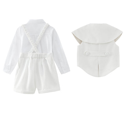 Chaleco Casual Blanco para Niños - Conjunto Elegante - Image 9