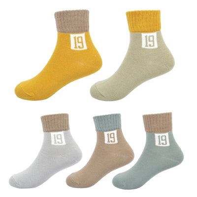 Calcetines Infantiles 100% Algodón Puro para Otoño e Invierno - Image 16