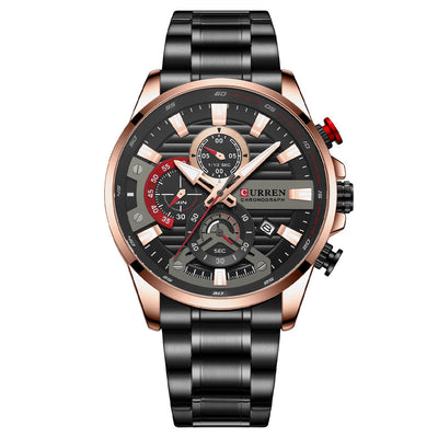 Reloj Deportivo de Acero Inoxidable con Seis Esferas - Cuarzo Precisión - Image 6