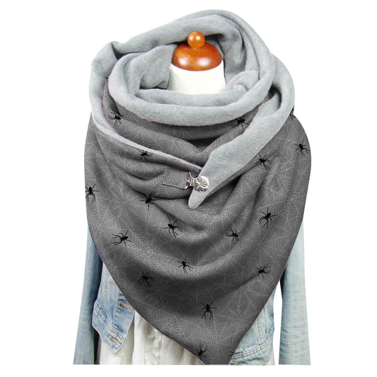 Babero Largo de Calavera Estampada para Bebé - Diseño Halloween