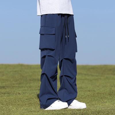 Pantalones Rectos Anchos Pu Shuai - Comodidad y Estilo Moderno - Image 3