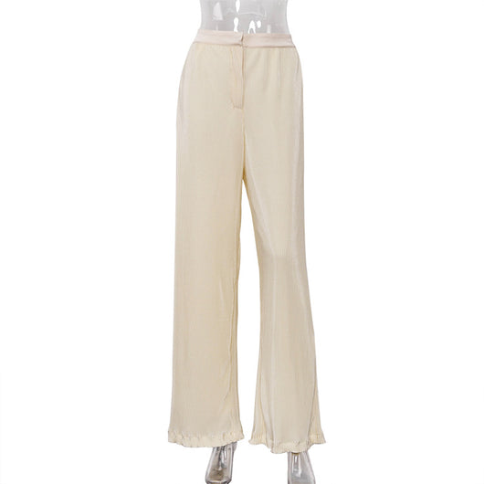 Pantalones Plisados Sueltos Estilo Retro Europeo Americano para Mujer - Image 41