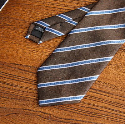 Corbata Rayada Ejecutiva Multiuso - Accesorio Formal para Traje de Negocios - Image 5