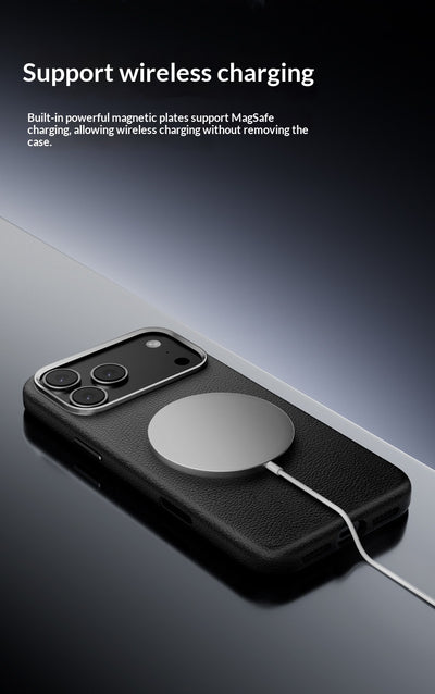 Funda Magnética de Cuero Genuino para Celular con Protección Antihuellas - Image 16