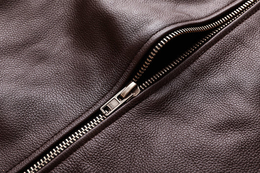 Saco de Vestir Marrón Oscuro para Hombre Talla Grande con Solapa Clásica - Image 7