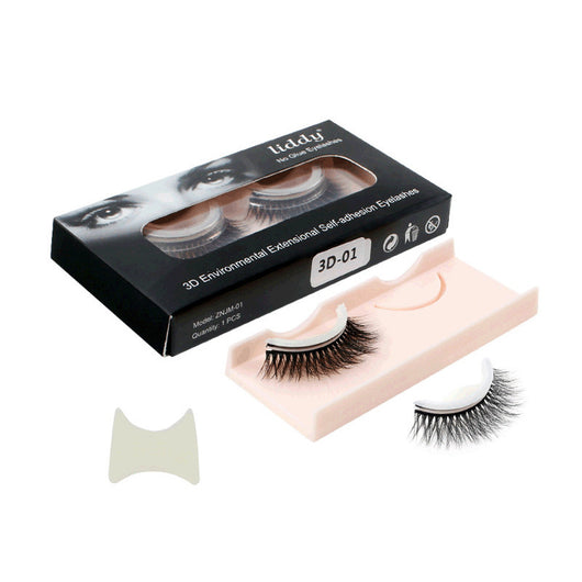 Pestañas Postizas 3D Autoadhesivas Reutilizables - Extensión de Volumen Natural - Image 2