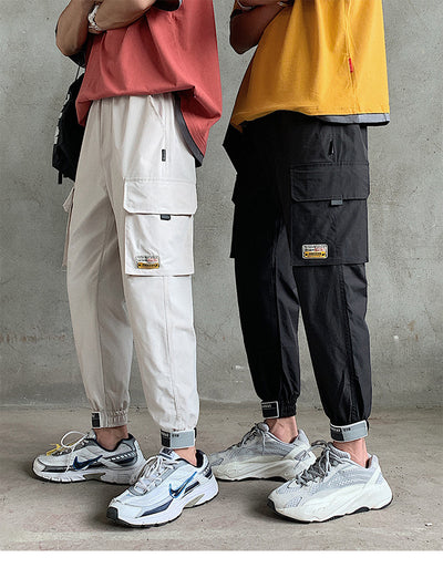 Pantalones Casuales Hip Hop Reforzados para Estudiantes - Image 12