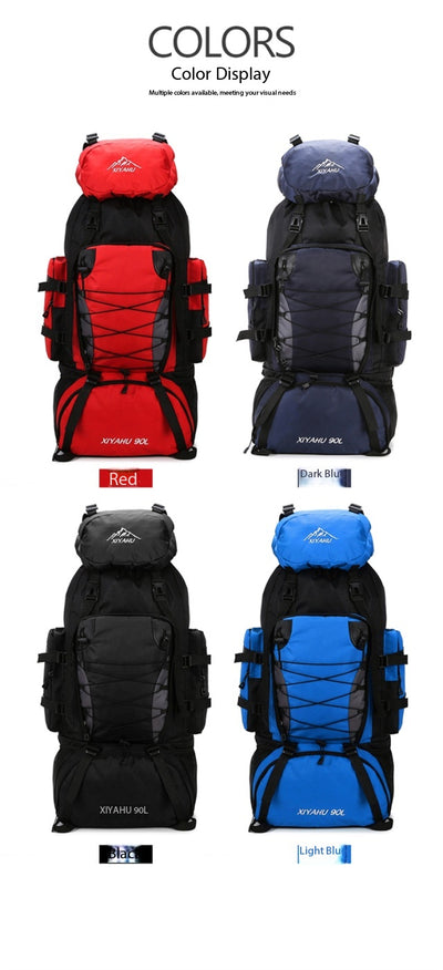 Mochila de Senderismo 90L XIYAHU - Resistente al Agua para Trekking y Camping - Image 12