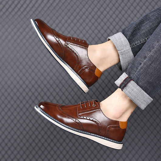 Zapatos de Cuero para Hombre Estilo Ejecutivo Británico - Image 25