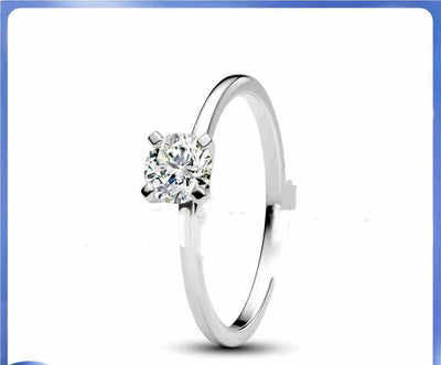 Anillo de Moissanita con Esquinas Redondeadas Wind en Oro 18K - Image 12
