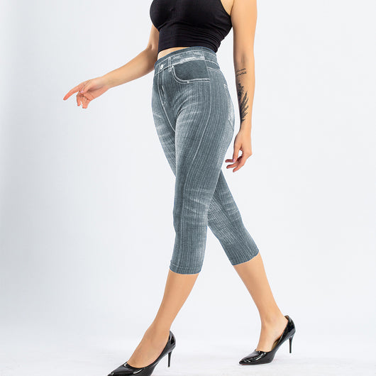 Jeans Slim Fit Levanta Glúteos con Estampado y Tela Elástica - Image 13