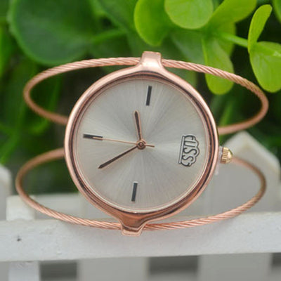 Reloj Retro para Niñas con Brazalete de Acero Minimalista - Image 5